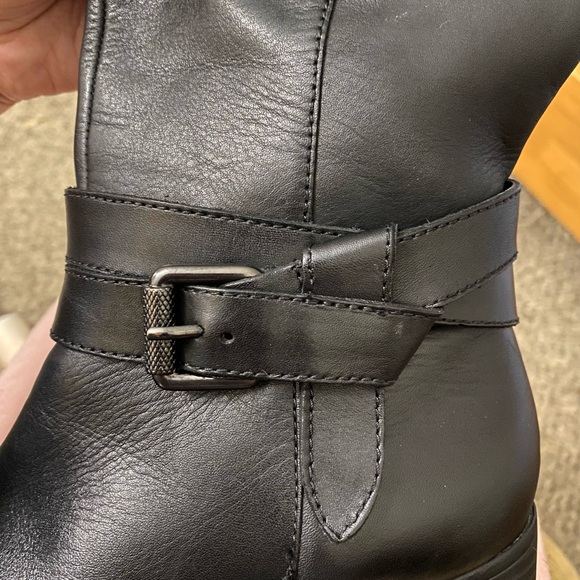 Naturalizer black leather calf high riding boots size 7 EUC - Picture 7 of 9